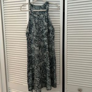 Athletic wear dress with built in sports bra